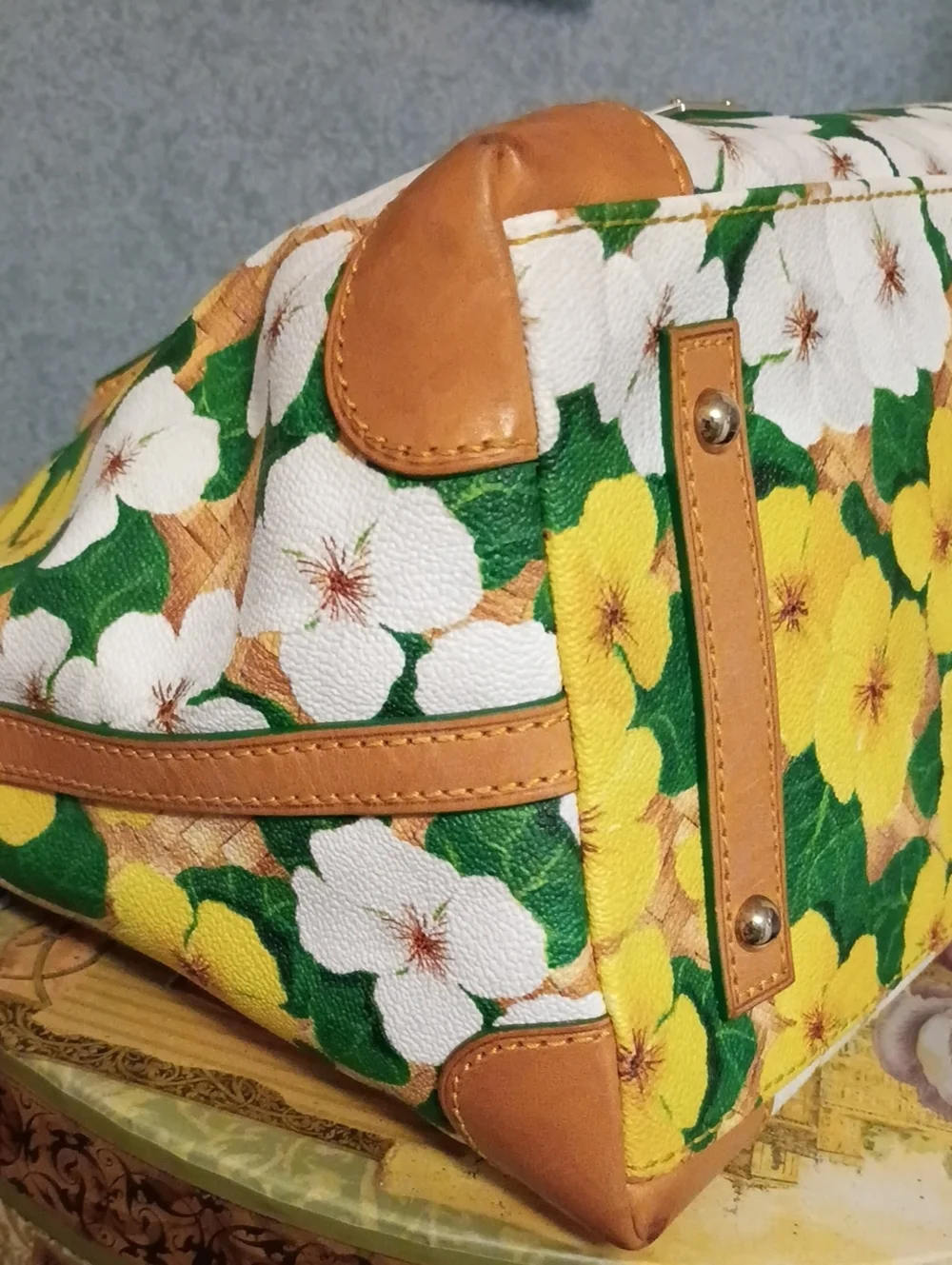 Dooney & Bourke floral domed satchel